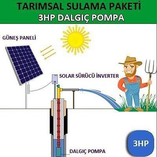 3HP DALGI POMPA - TARIMSAL SULAMA SSTEM