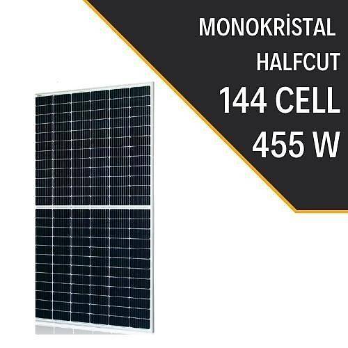 455W 9BB HALF CUT MONOKRISTAL GNE PANEL