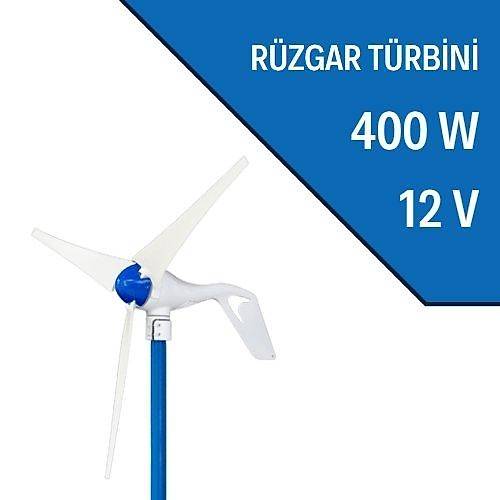 400W Rzgar Trbini 12V (arj Kontrol Cihaz Dahil*)