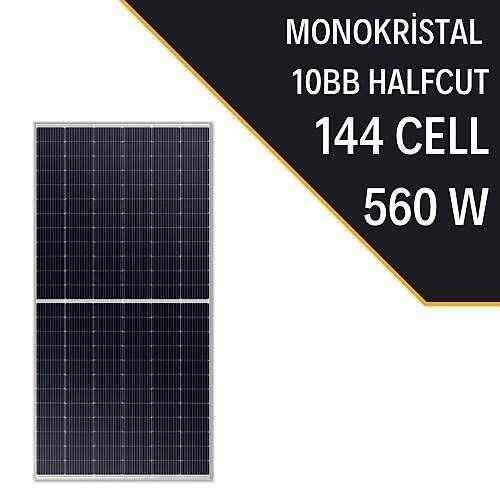 560W 10BB HALF CUT MONOKRISTAL GNE PANEL