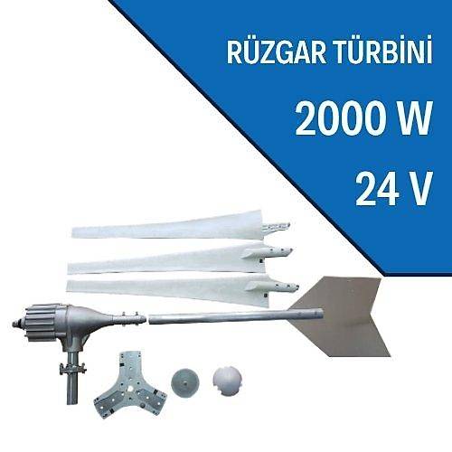 2000W Rzgar Trbini 48V (arj Kontrol Cihaz Dahil*)