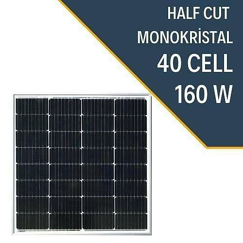 160W HALF CUT MONOKRSTAL GNE PANEL
