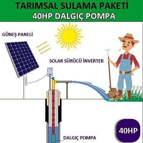 40HP DALGI POMPA - TARIMSAL SULAMA SSTEM