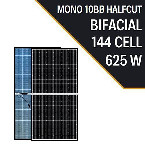 625W 10BB BIFACIAL HALF CUT MONOKRISTAL GNE PANEL