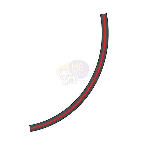 Krmz izgili, siyah renkli PVC St hortumu 13 x 23 mm (mt)