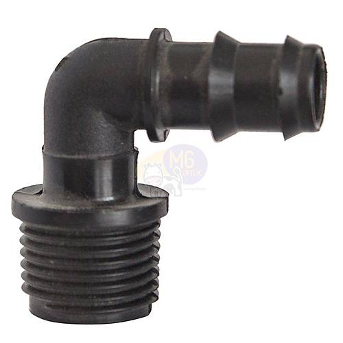 Plastik dirsek rekor, 3/4'' x 16 mm