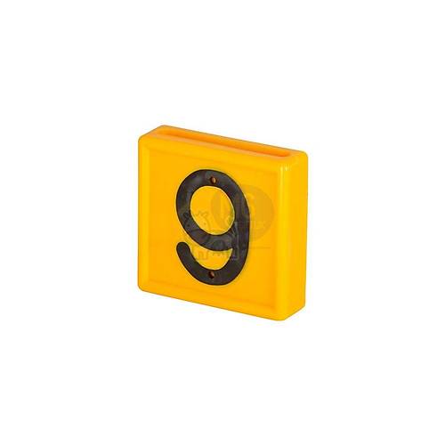 9, Sar, plastik numara