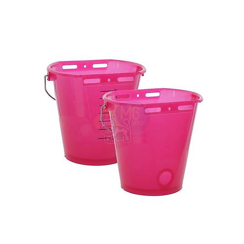 Plastik Emzirme Kovas effaf Pembe 8l izelgeli (malzemesiz)