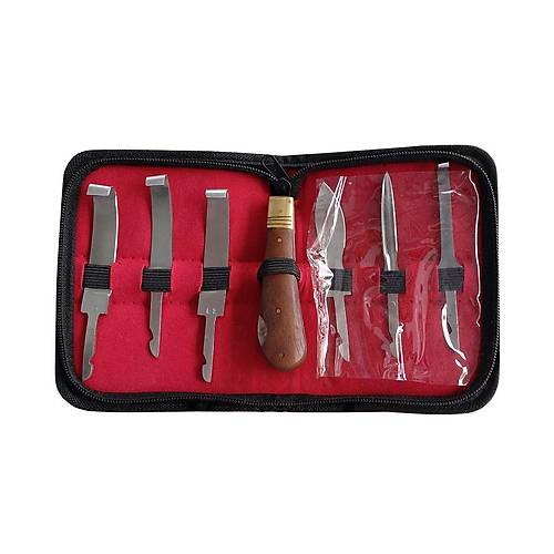 Deri �antal� 6 par�a t�rnak bak�m seti