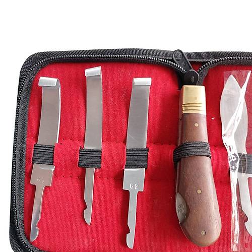 Deri �antal� 6 par�a t�rnak bak�m seti