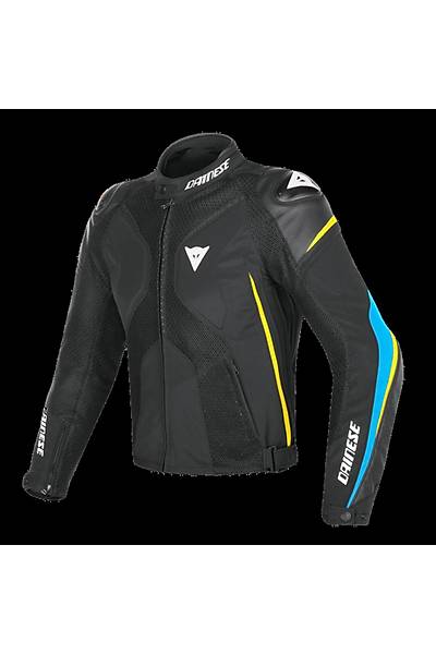 Dainese Super Rider D-Dry Mont Black Fire Blue Yellow
