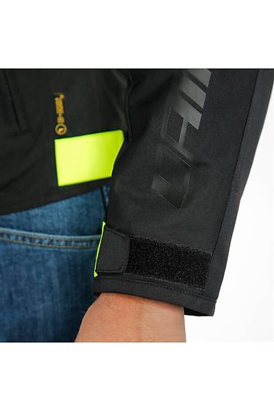 Dainese Saetta D-Dry Mont Black Fluo Yellow
