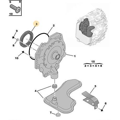 ORİJİNAL 307 OTOMATİK AL4 ŞANZUMAN ŞAMZUMAN KEÇESİ 226430