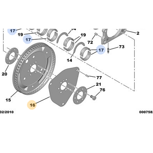 ORJNAL 307 OTOMATK ANZUMAN VOLANT MERKEZLEME SACI AL4-DPO 53575