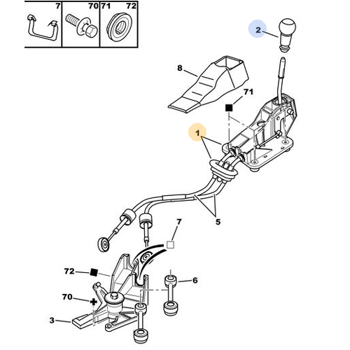 ORJNAL 307 VTES KOLU + HALATI BE4R  DW10 - EW10J4 - DV6TED 2400JJ