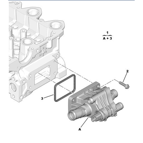 ORJNAL 307 TERMOSTAT 1.4 1.6 DZEL 2003-2008 / SPARE KAPALI - 1336.V6 ALINIZ