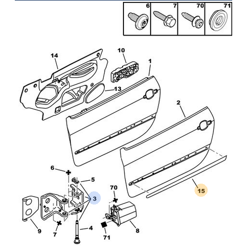 ORJNAL SOL N KAPI 307 CC 9002Y7