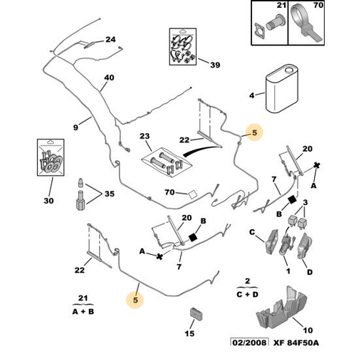 ORJNAL 307 CC TAVAN AMA HDROLK REKOR 8446J0