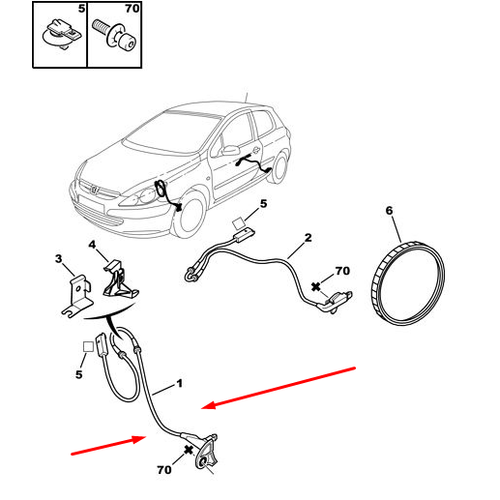 OR�J�NAL 307 �N ABS SENS�R 4545K3