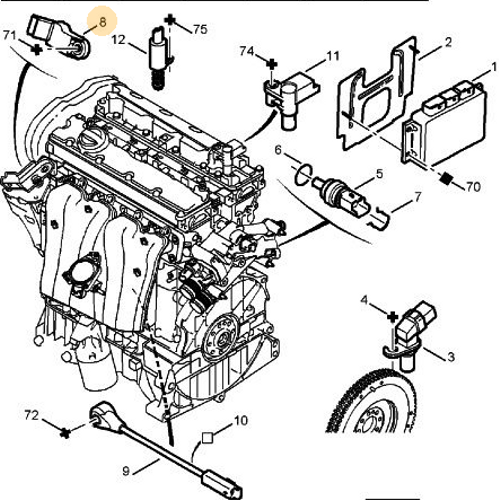 ORJNAL EMME HAVASI BASIN SENSR 9639381480