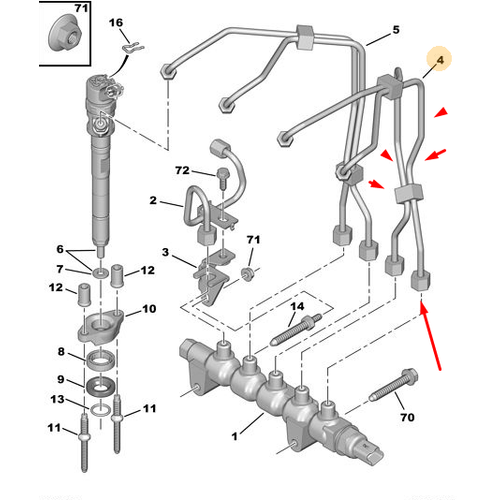 ORJNAL 307 ENJEKTR REKORU 1.6 DZEL 1-2 SLNDR 1570G4