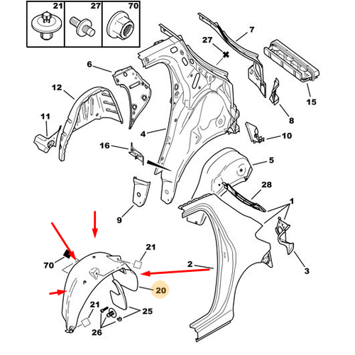 OR�J�NAL 307 SA� ARKA �AMURLUK DAVLUMBAZI HATCBACK 8530XC