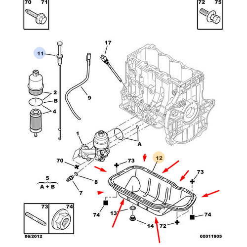 ORJNAL 307 KARTER 1.4 BENZINLI ET3J4 0301L5