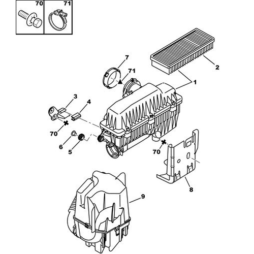 ORJNAL HAVA FLTRES 2004-2008 1.4 BENZNL ET3J4 1444TL