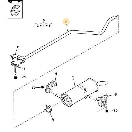 OR�J�NAL 307 1.4 D�ZEL  ORTA EGZOZ SUSTURUCU 1717TF