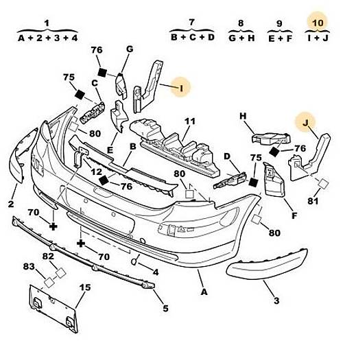 OR�J�NAL 307 CC ARKA TAMPON �� BRAKET TAKIMI 741653