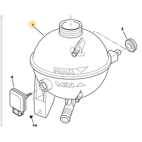 ORJNAL YEDEK SU DEPOSU DZEL (AS NO KONTROL) 1323A0
