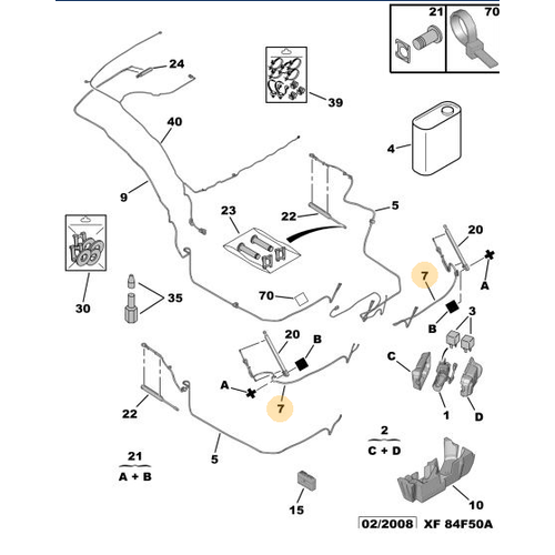 ORJNAL 307 CC HDROLK BORU KT 8446S5