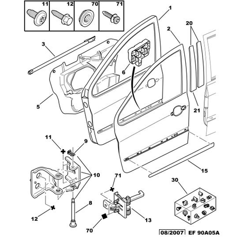ORJNAL 307 SA N KAPI HATCBACK 9004S7