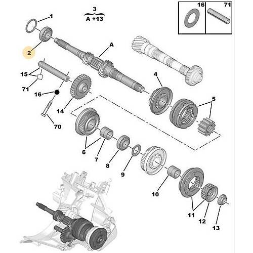 ORJNAL 307  1.4 1.6  BE4R ANZUMAN PRZDREK ML BLYASI 237240