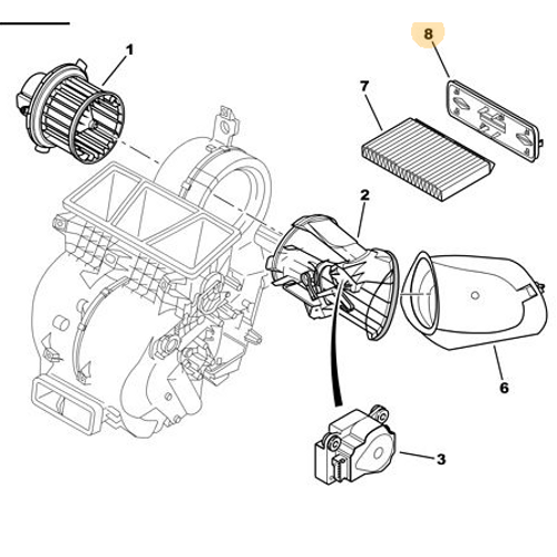 ORJNAL POLEN FLTRE KAPAI 307 6447KN