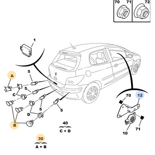 OR�J�NAL 307 ARKA PARK SENS�R DI� YUVA SET� 659089