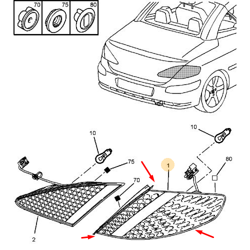 ORJNAL 307 CC SOL STOP  - DI  STOP 6350X4