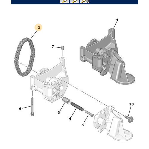 ORJNAL 307 1.6 BENZNL YA POMPA ZNCR 42 HALKA - TU5JP4 103313