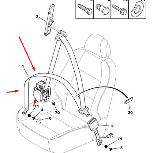 ORJNAL SOL N EMNYET KEMER 307 8974T9