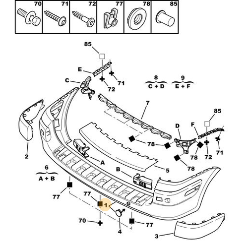 ORJNAL ARKA TAMPON 307 SW 7410R5