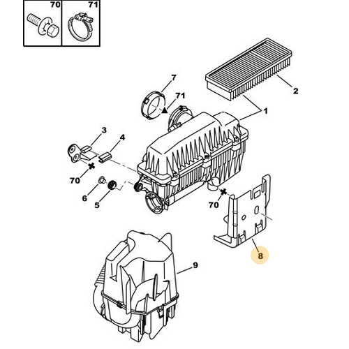 ORJNAL 307 HAVA FLTRE BALANTI DEMR - AS KONTROL 143692