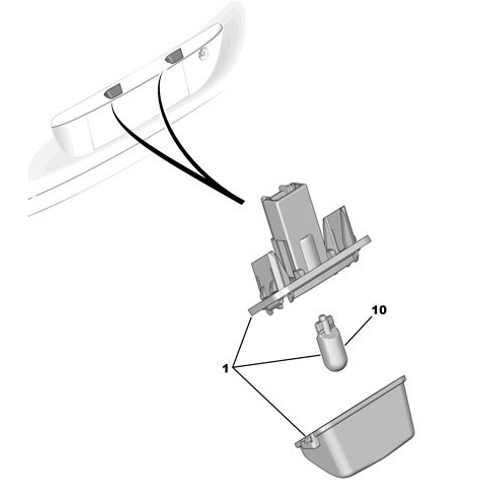 OR�J�NAL 307 SW ARKA PLAKA LAMBASI - 307SW 6340A3