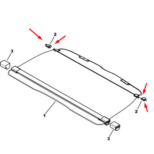 OR�J�NAL BAGAJ PERDE TUTUCU KL�PS 307 SW 8794SV
