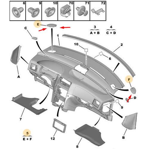 ORJNAL 307 TORPDO TWTTER HOPARLR KAPAK 821796