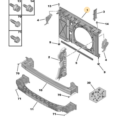 ORJNAL 307 FAN PANEL DW10 - EW10J4S 7104CH