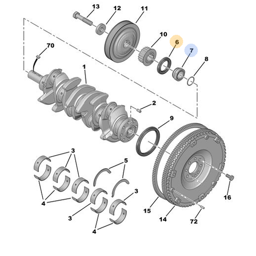 ORJNAL 307 2.0 BENZNL KRANK YZK 51237