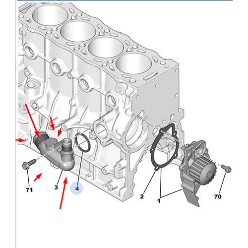 ORJNAL 307 SU KOLLEKTR SLNDR KAPAK 2.0 DZEL 1336P5