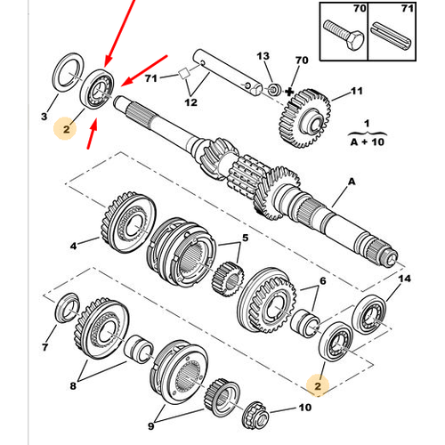 ORJNAL 307  1.4 1.6  BE4R ANZUMAN PRZDREK ML BLYASI 237240