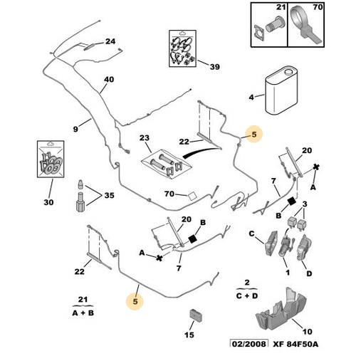 ORJNAL 307 CC TAVAN AMA HDROLK REKOR 8446J1