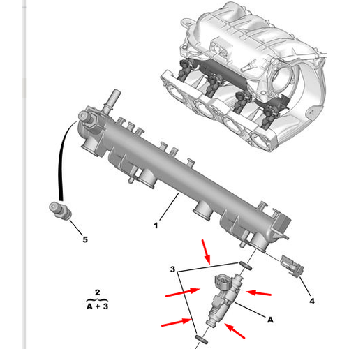 ORJNAL 307 ENJEKTR 1.4 16V ET3J4 1984F4